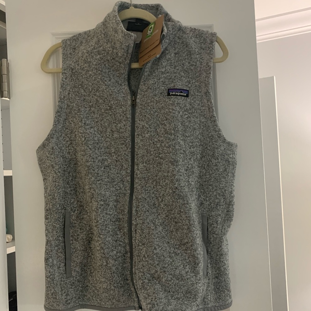 Patagonia fleece zip up vest